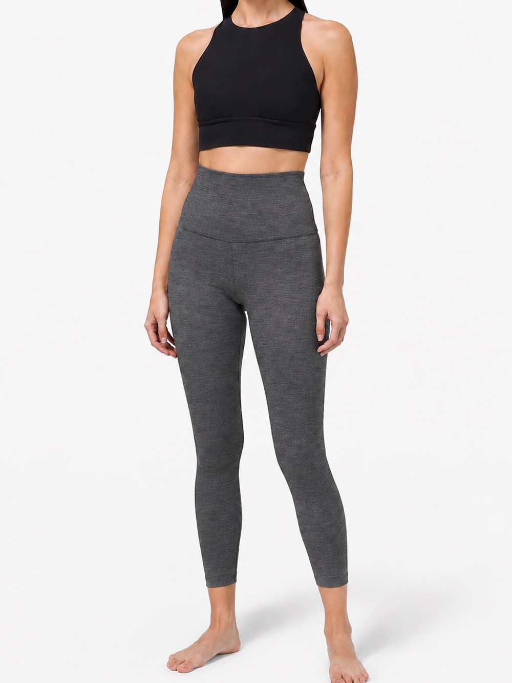 Lululemon Align Pant Super High-Rise Mini Heathered Herringbone